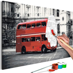 Artgeist London Bus DIY kangas maalaus