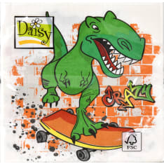 Crazy Dino 33cm 20 kpl lautasliina