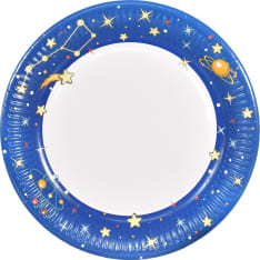 Paper plate 23cm space 8 pcs