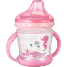 Canpol Babies Love & Sea pink 180 ml valve mug