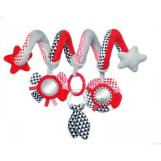 Canpol Babies ZigZag red interactive bed/stroller toy