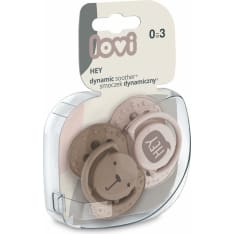 Lovi Hey Girl 0-3 months 2 pcs dynamic pacifier