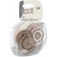 Lovi Hey Girl 3-6 months 2 pcs dynamic pacifier