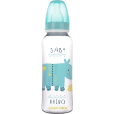 Canpol Babies Africa turkoosi 250 ml kuvioitu tuttipullo