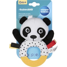 Canpol Babies BabiesBoo Panda aistilelu puruosalla ja helistimellä
