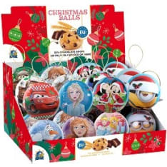 UNO Foods Christmas ball with chocolate cookie, assortment 24 x 30 g