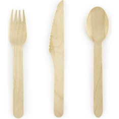 Wooden cutlery