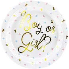 Boy or Girl 6 kpl pahvilautanen