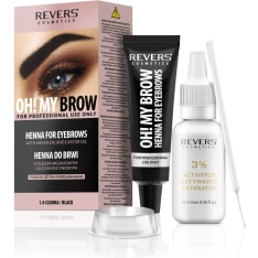 Revers Oh My Brow Musta 15ml+15ml kulmakarvaväri
