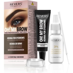 Revers Oh My Brow Ruskea 15ml+15ml kulmakarvaväri