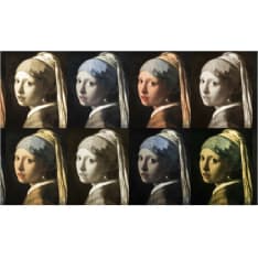 Artgeist Tyttö helmi korvakoru (Pop-taide) fototapetti