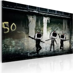 Artgeist Tv Heads Dance (Banksy) taulu
