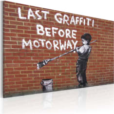 Artgeist Last Graffiti Before Motorway (Banksy) taulu