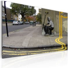 Artgeist Yellow Flower (Banksy) taulu