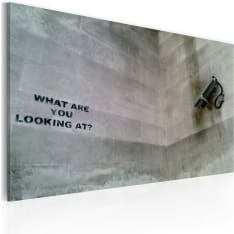 Artgeist Mitä Sinä Tuijotat? (Banksy) taulu