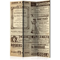 Artgeist Vintage Magazines 3-osainen sermi