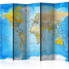 Artgeist World Classic Map 5-osainen sermi