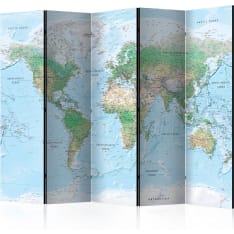 Artgeist World Map 5-osainen sermi