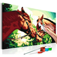 Artgeist Two Horses DIY kangas maalaus