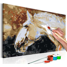 Artgeist White Horse DIY kangas maalaus