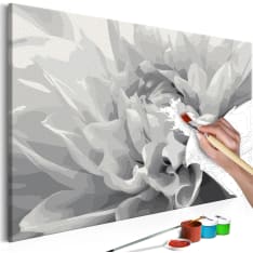 Artgeist Black & White Flower DIY kangas maalaus