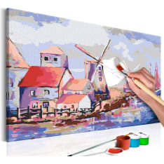 Artgeist Windmills (Landscape) DIY kangas maalaus