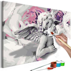 Artgeist Angel (Flowers In The Background) DIY kangas maalaus