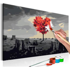 Artgeist Heart-Shaped Tree DIY kangas maalaus