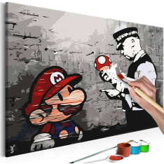 Artgeist Mario (Banksy) DIY kangas maalaus