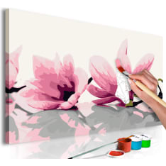 Artgeist Magnolia (White Background) DIY kangas maalaus