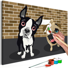 Artgeist Cute Dogs DIY kangas maalaus