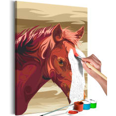 Artgeist Brown Horse DIY kangas maalaus