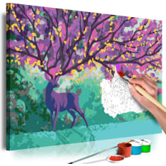 Artgeist Purple Deer DIY kangas maalaus