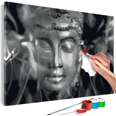 Artgeist Buddha in Black and White DIY kangas maalaus