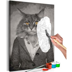 Artgeist Elegant Cat DIY kangas maalaus