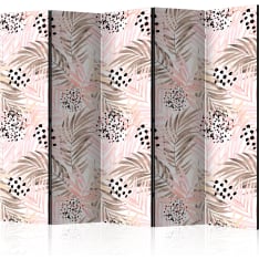 Artgeist Pink Palm Leaves 5-osainen sermi