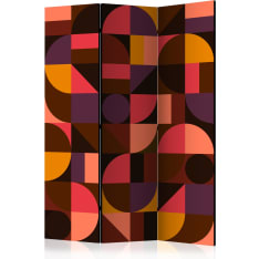 Artgeist Geometric Mosaic (Red) 3-osainen sermi