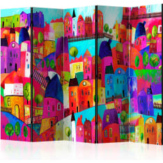 Artgeist Rainbow-Hued Town 5-osainen sermi