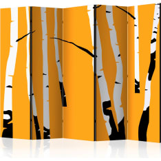 Artgeist Birches On The Orange Background 5-osainen sermi