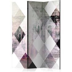 Artgeist Rhombic Chessboard (Pink) 3-osainen sermi