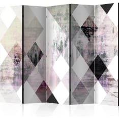 Artgeist Rhombic Chessboard (Pink) 5-osainen sermi