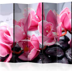 Artgeist Orchid Flowers With Zen Stones 5-osainen sermi