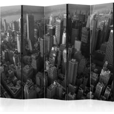 Artgeist New York: Skyscrapers (Bird'S Eye View) 5-osainen sermi