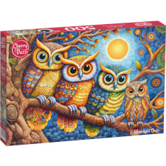 CherryPazzi Moonlight Owls 500p palapeli