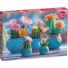 CherryPazzi Bloomy Cactus Fireworks 1000p palapeli