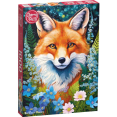 CherryPazzi Red Fox in Flowers 1000p palapeli