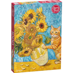 CherryPazzi Cat & Art 1000p palapeli