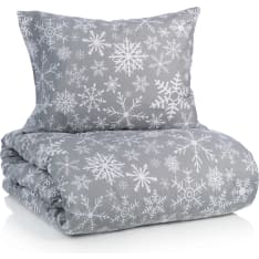 Kotoilu Basic Lumitähti pussilakanasetti