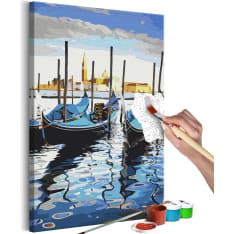 Artgeist Venetian Boats DIY kangas maalaus