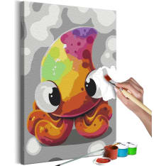 Artgeist Funny Octopus DIY kangas maalaus